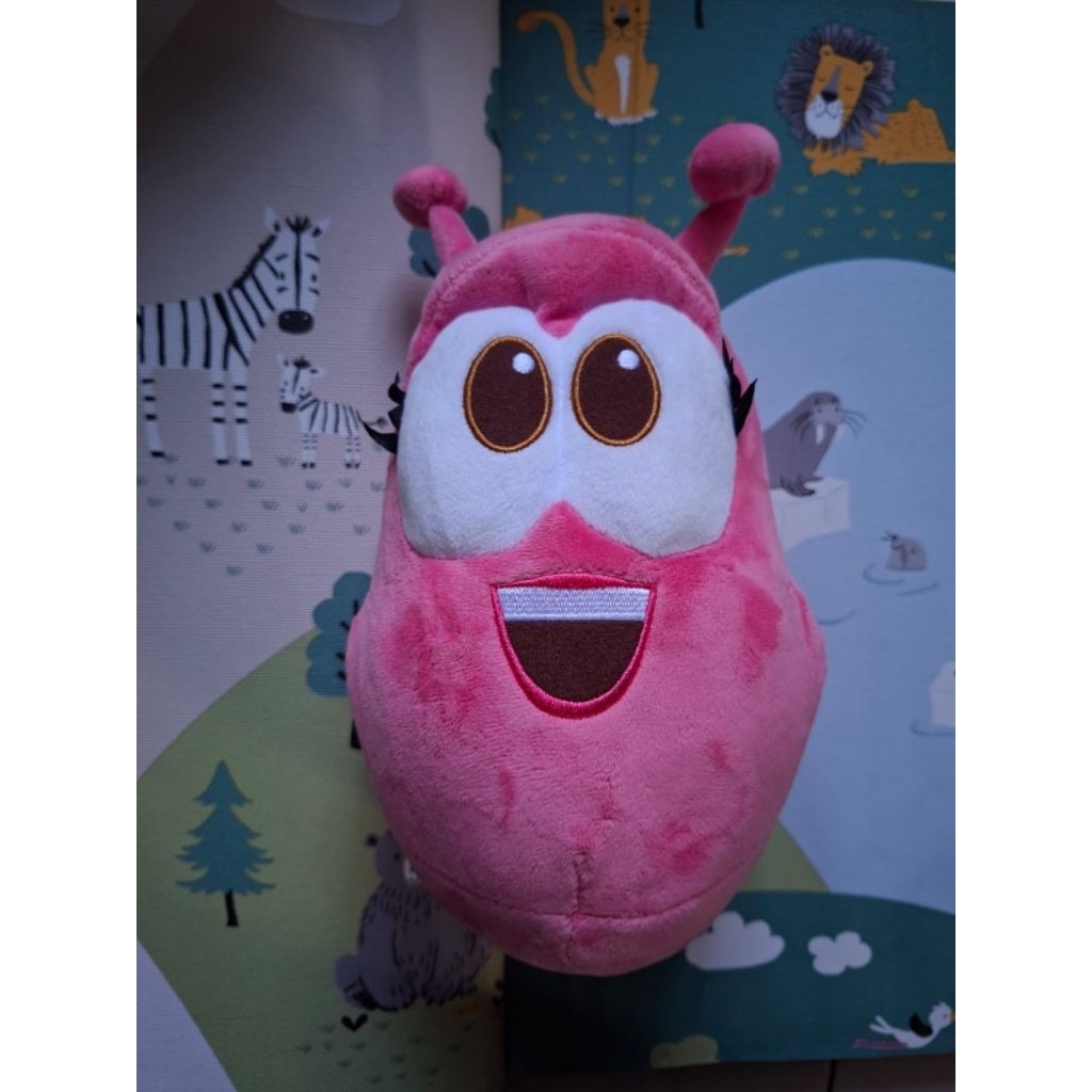 Boneka Larva Pink Newtag