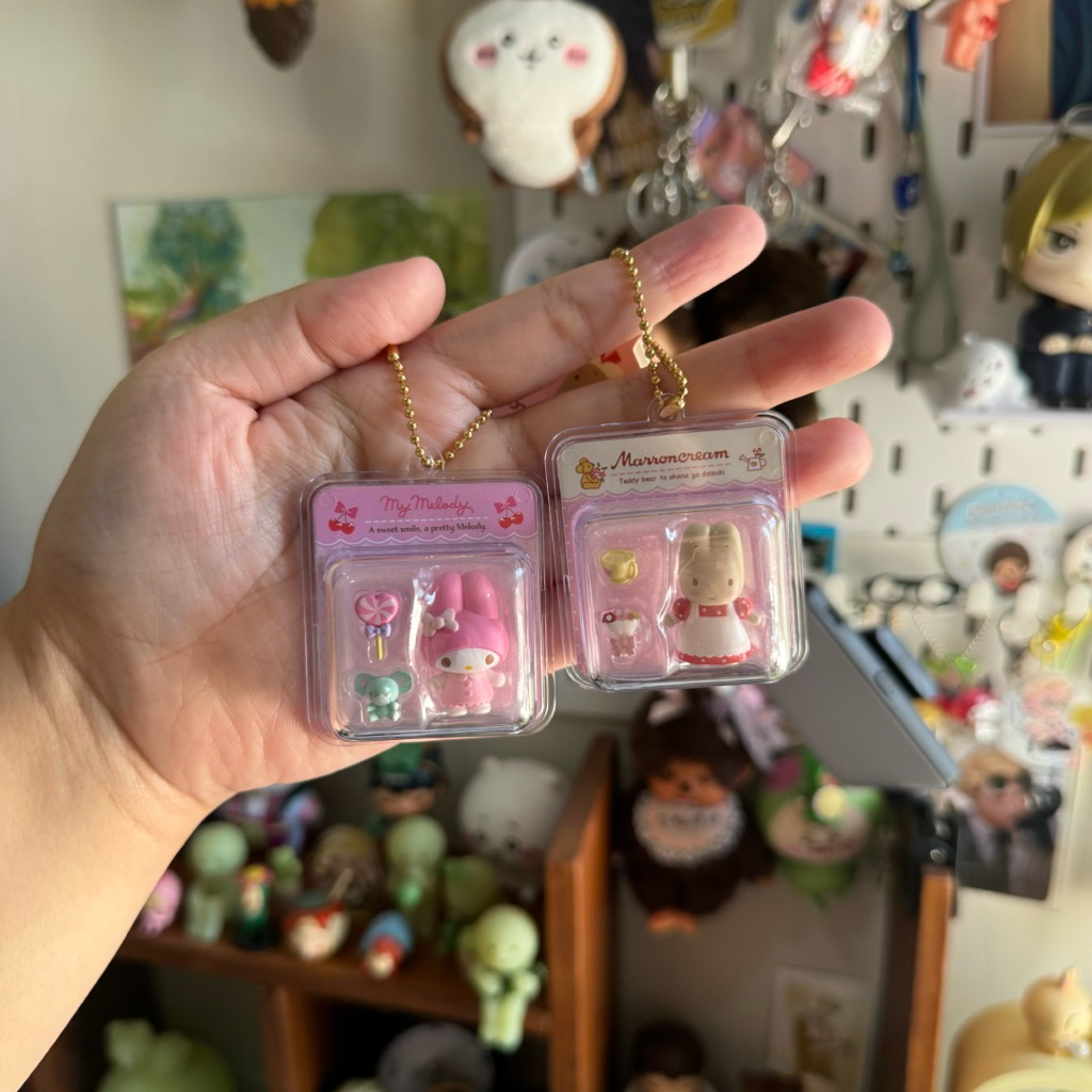 [READY] Sanrio Miniature Package Charm (Miniature Toy) Usahana Little Twin Starts My Melody Marron C
