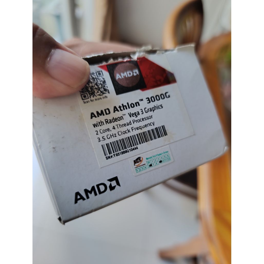 Processor AMD Athlon 3000G soket AM4