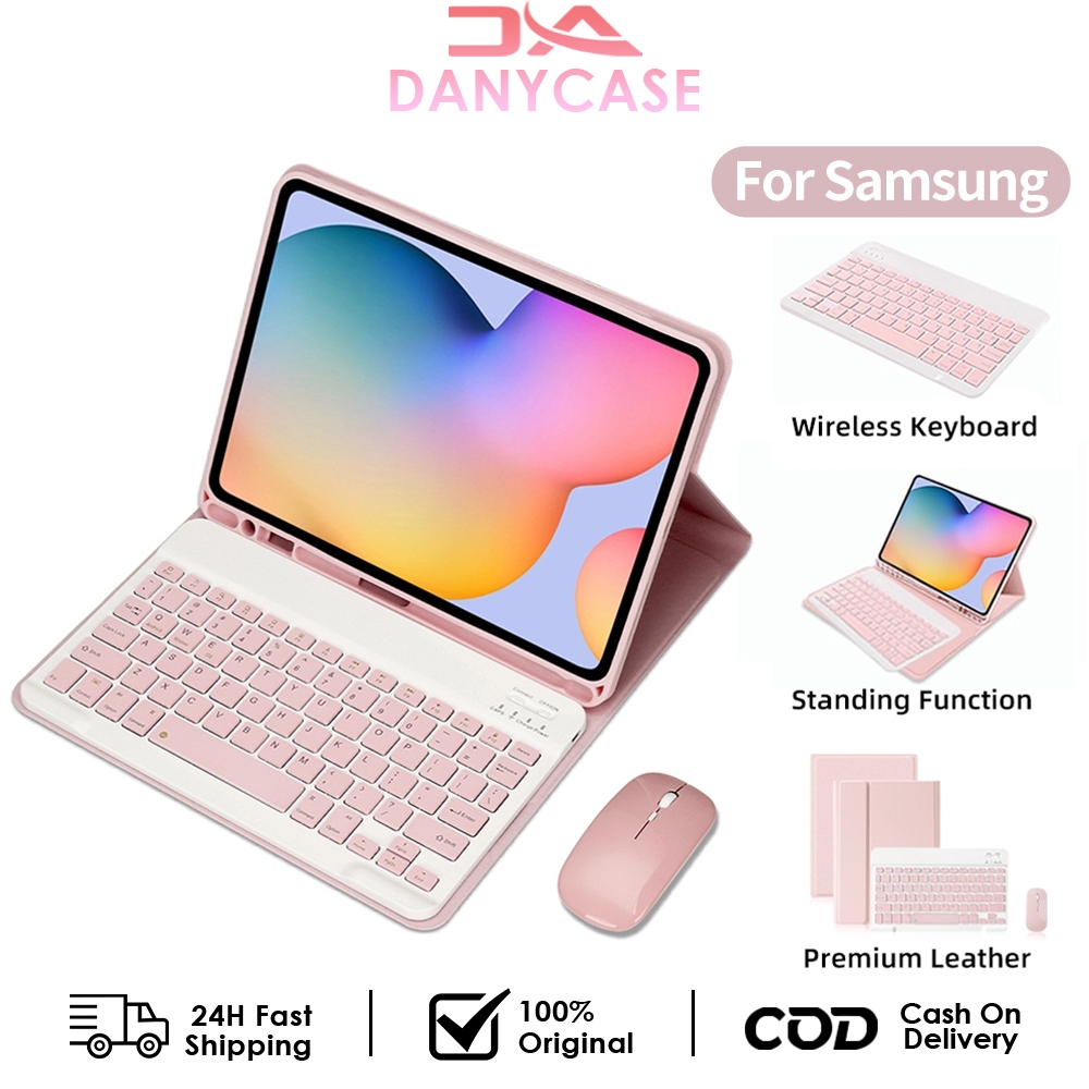 DANYCASE Samsung case set Tablet Cover with Keyboard Mouse for Samsung Galaxy Tab S10 Lite S10 FE+ A