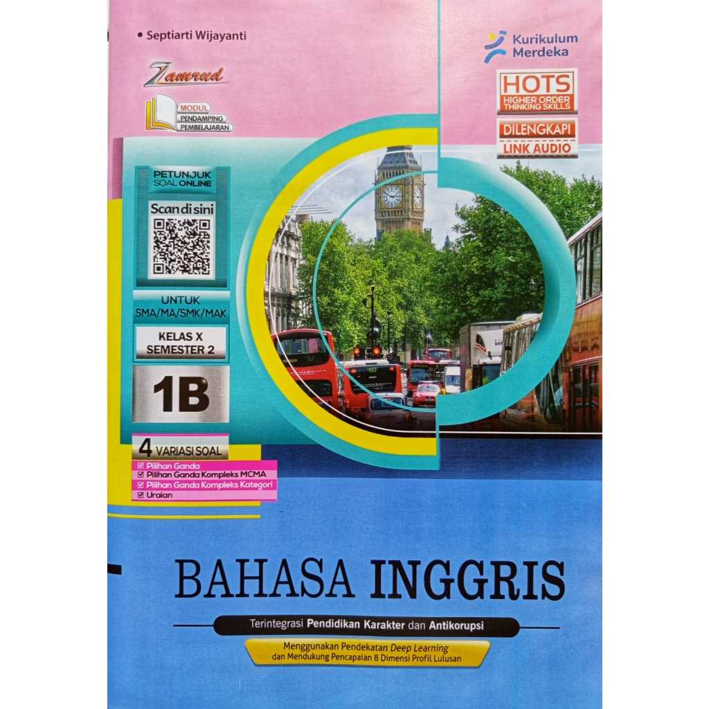 LKS Bahasa Inggris SMA/MA Kelas 10 Semester 2 Merdeka 2025-2026 Zamrud