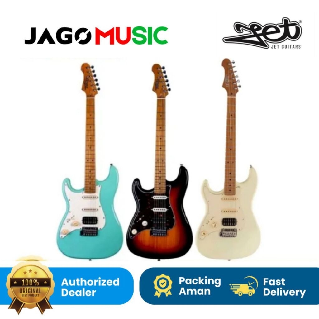 Gitar Jet JS 400 LH Left Handed Gitar Elektrik Kidal Jet JS400