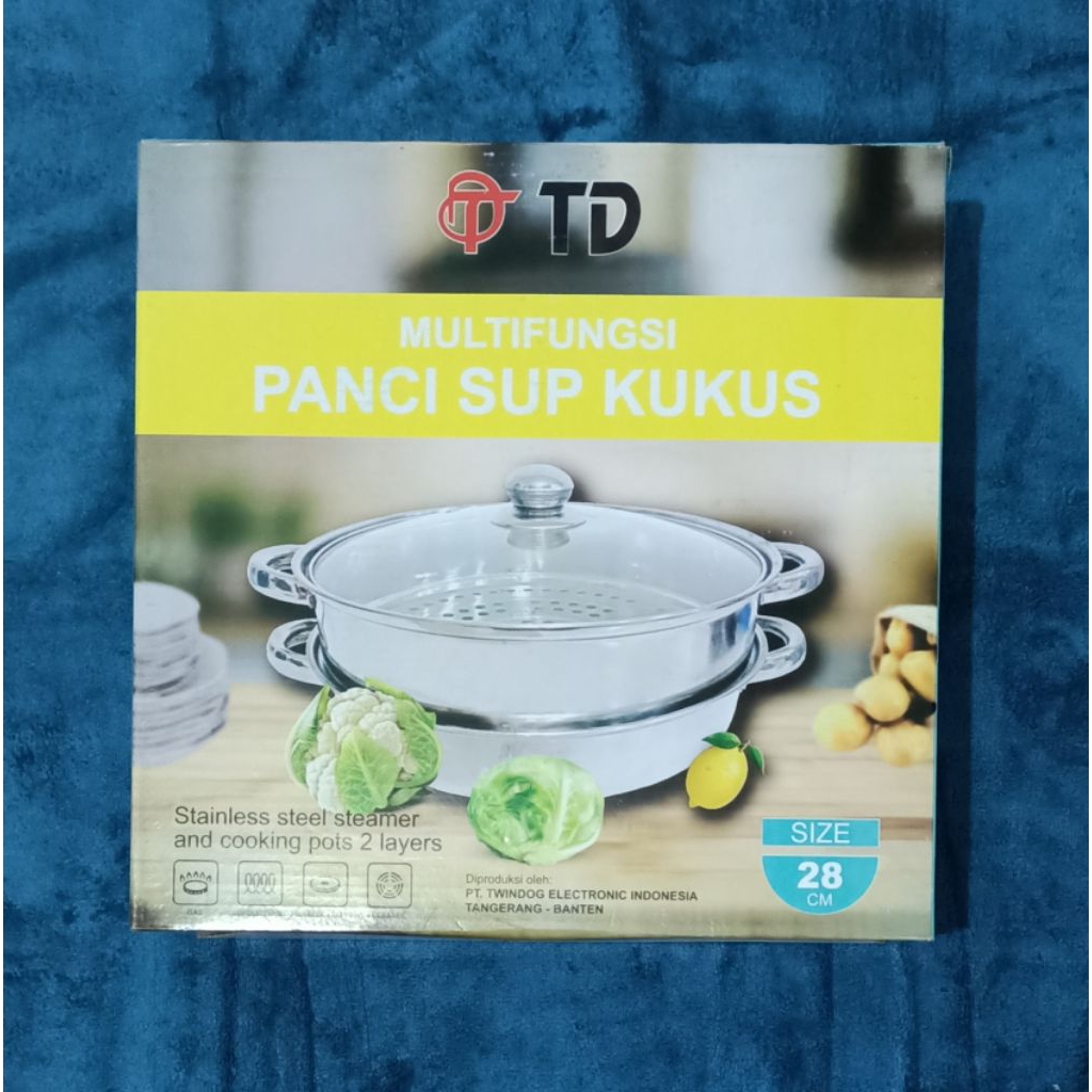 Panci Kukus TD Stainless Steel