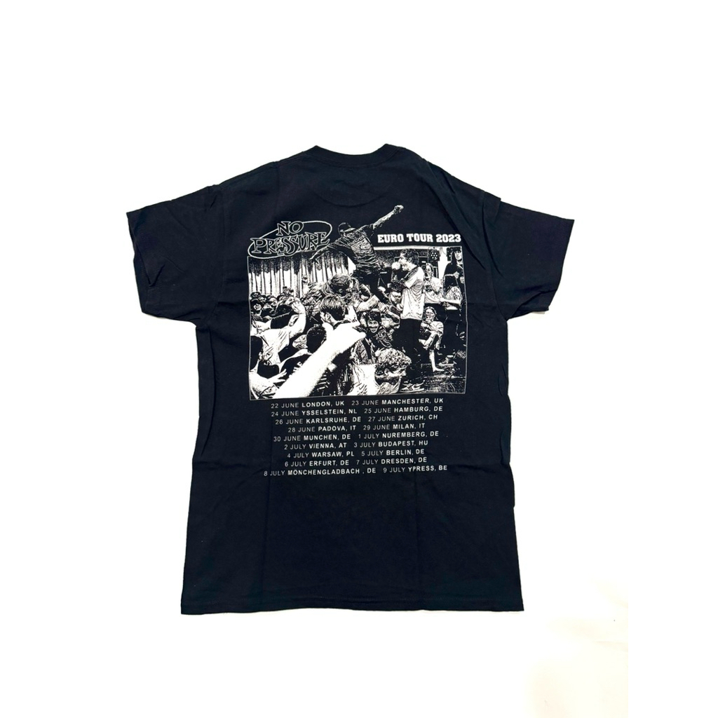 official merch no pressure euro tour