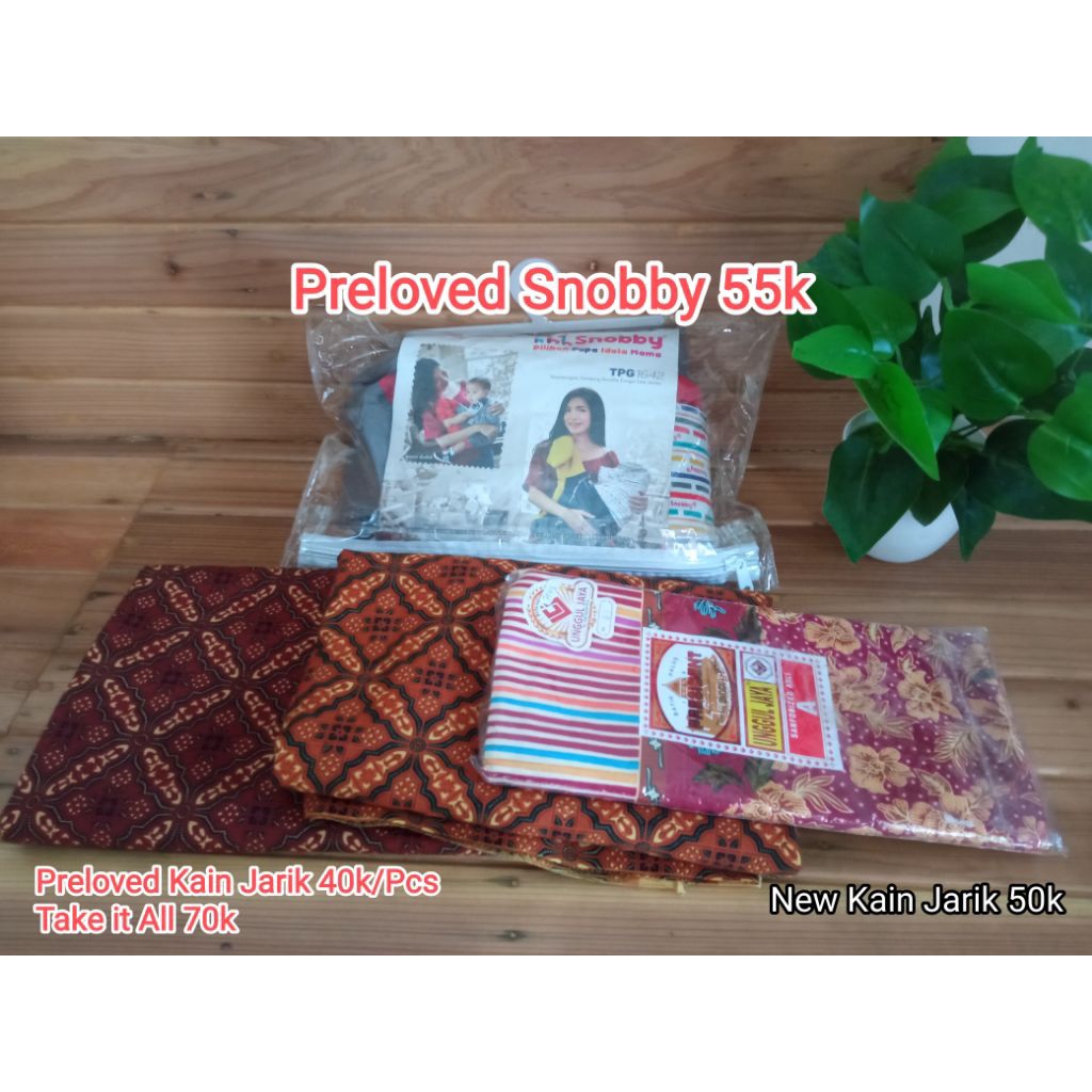 Preloved Gendongan Instan & Kain Jarik Unggul Jaya