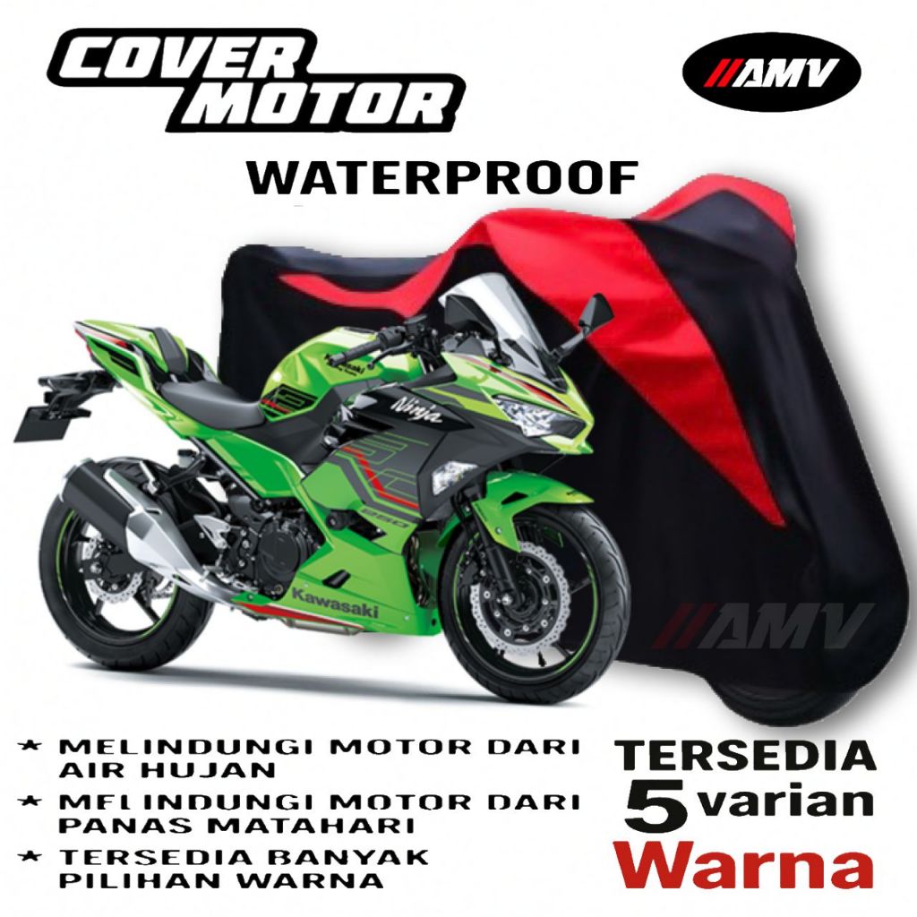 Sarung Motor Kawasaki Ninja 250FI / COVER MOTOR NINJA 250FI