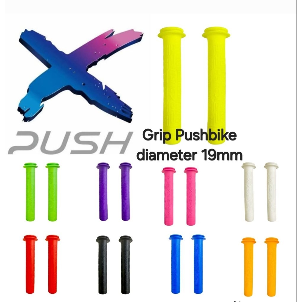 Xpush Handgrip Grip 19mm Pushbike Balance Bike Scooter Ultralight Hand grip Handlebar Stang Sepeda A