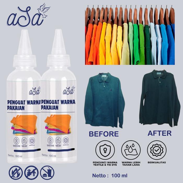 Cairan Penguat Warna Textile / Pengunci Warna Remasol Tekstil Original /  Waterglass Murni Cairan Pe