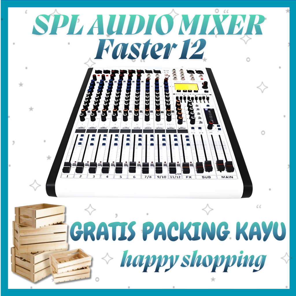 Mixer 12 Channel SPL Audio tipe Faster 12