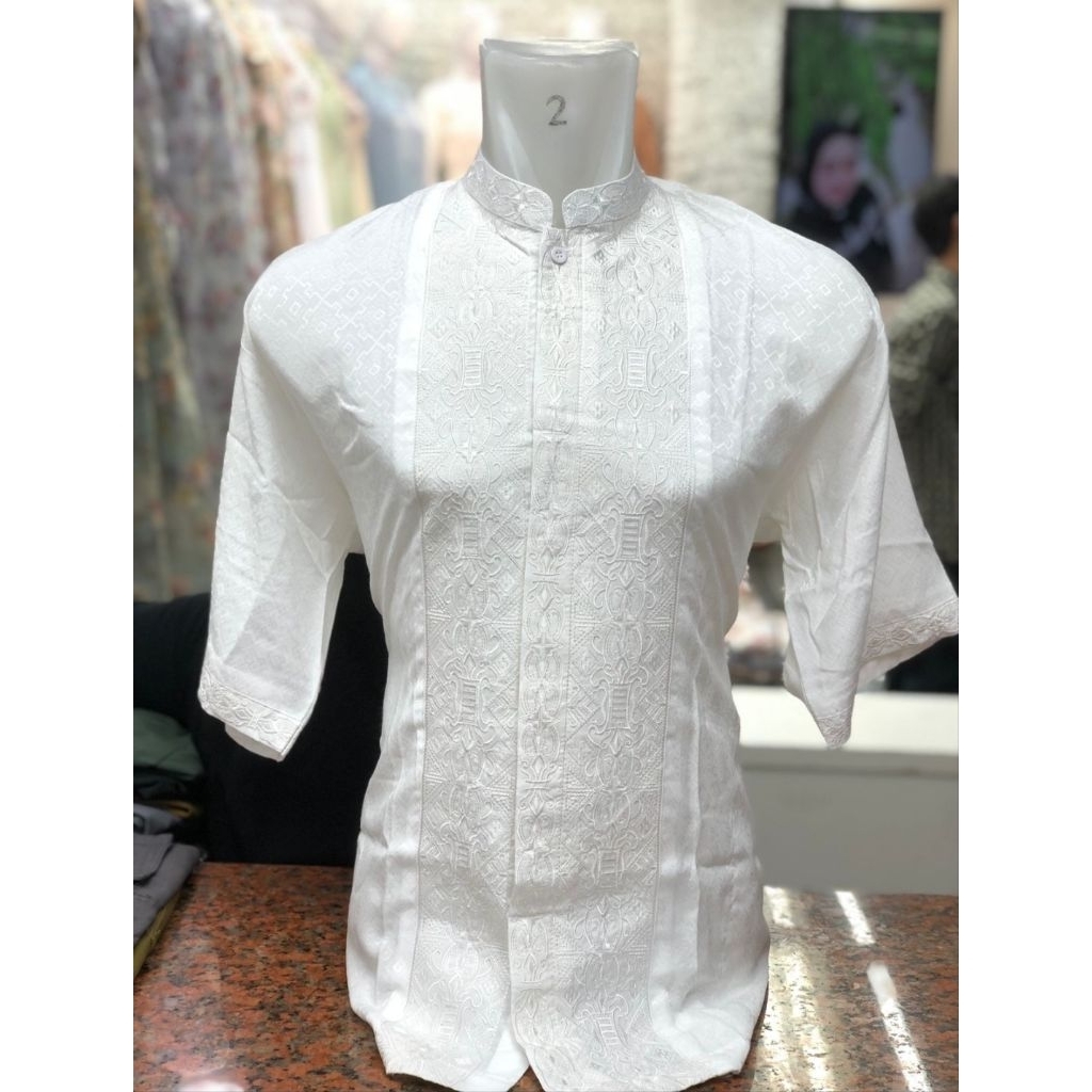 Baju Koko Hasgradini Lengan Pendek Senada