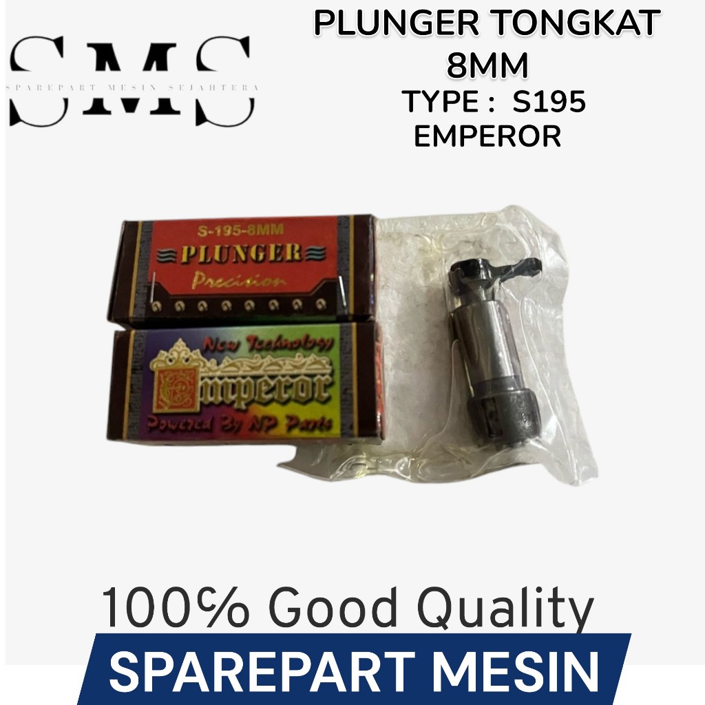 NP PLUNGER Tongkat 8MM emperor S195 NP 100% ASLI