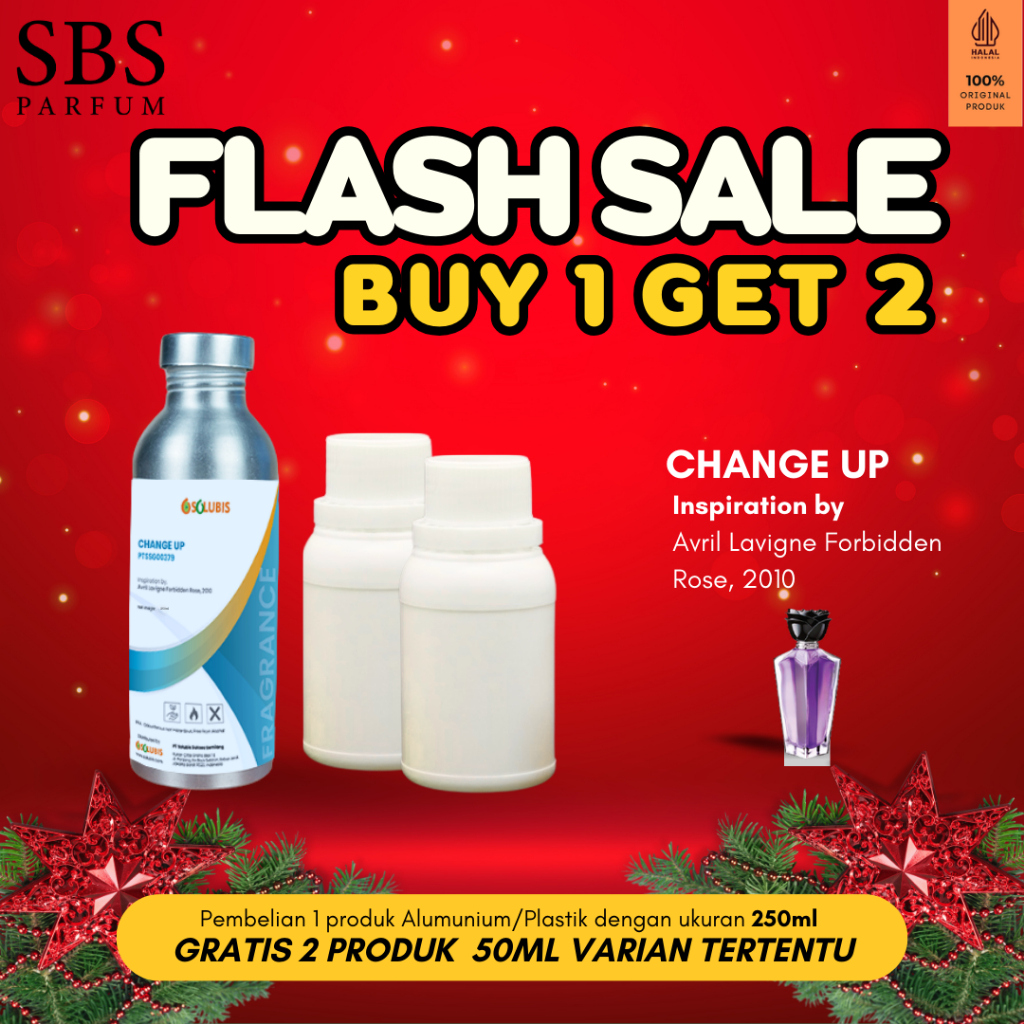 BUY 1 GET 2 FREE - Bibit Parfum Murni Original [Change Up] | 250ml - Inspired by Avril Lavigne Forbi