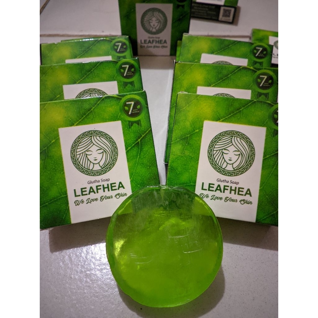 1pcs sabun leafhea sabun muka