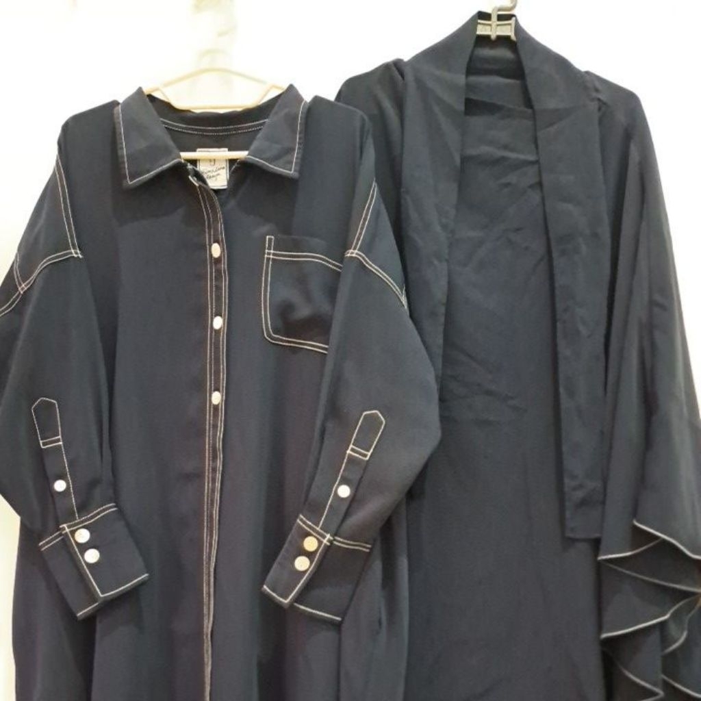 Kemejabaya set warna navy by Elmadina