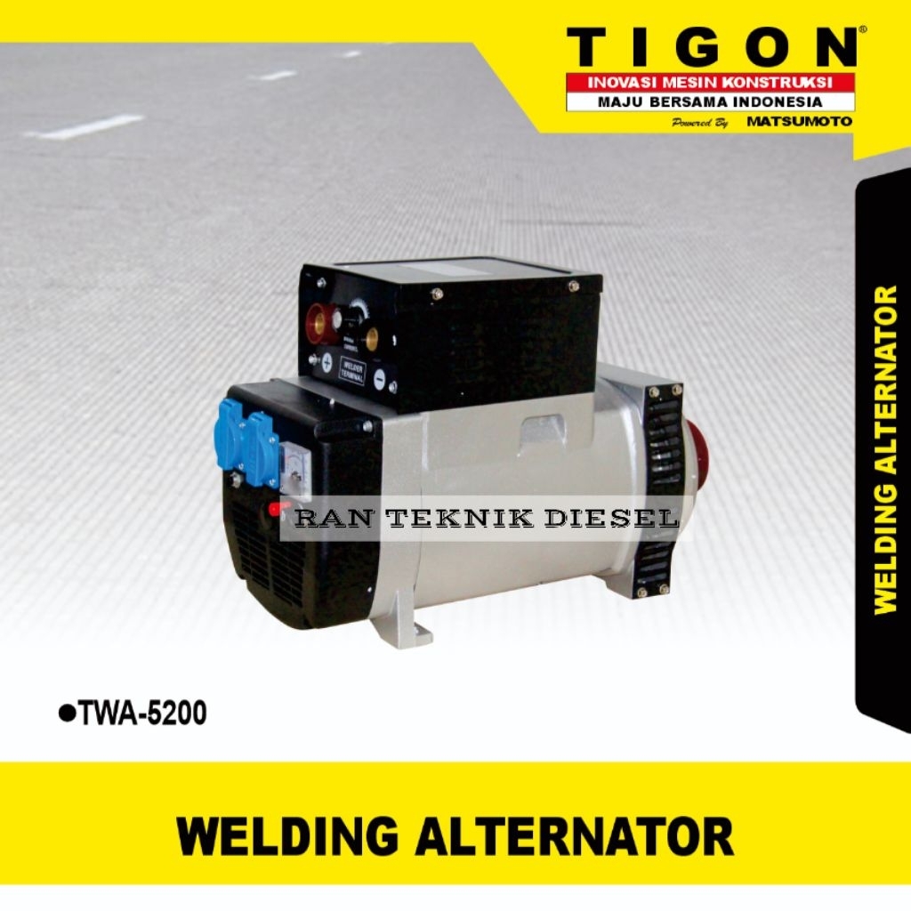Mesin Dinamo Las Welding Generator TIGON TWA 5200