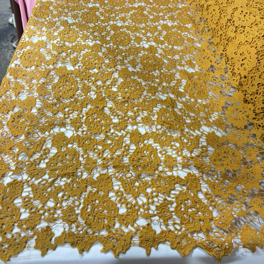 Bahan Brokat Prada Premium ~ Brokat Prada Lace ~ Kain Brokat Prada Oki ~ Bahan Meteran Brokat Prada 