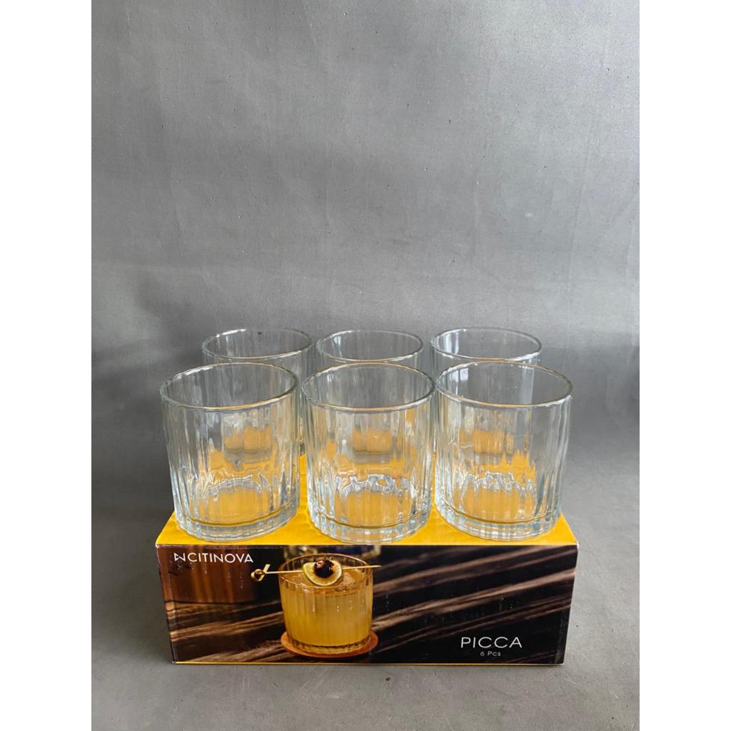 Gelas Aesthetic Citinova Picca - Gelas Wine Whiskey Korea