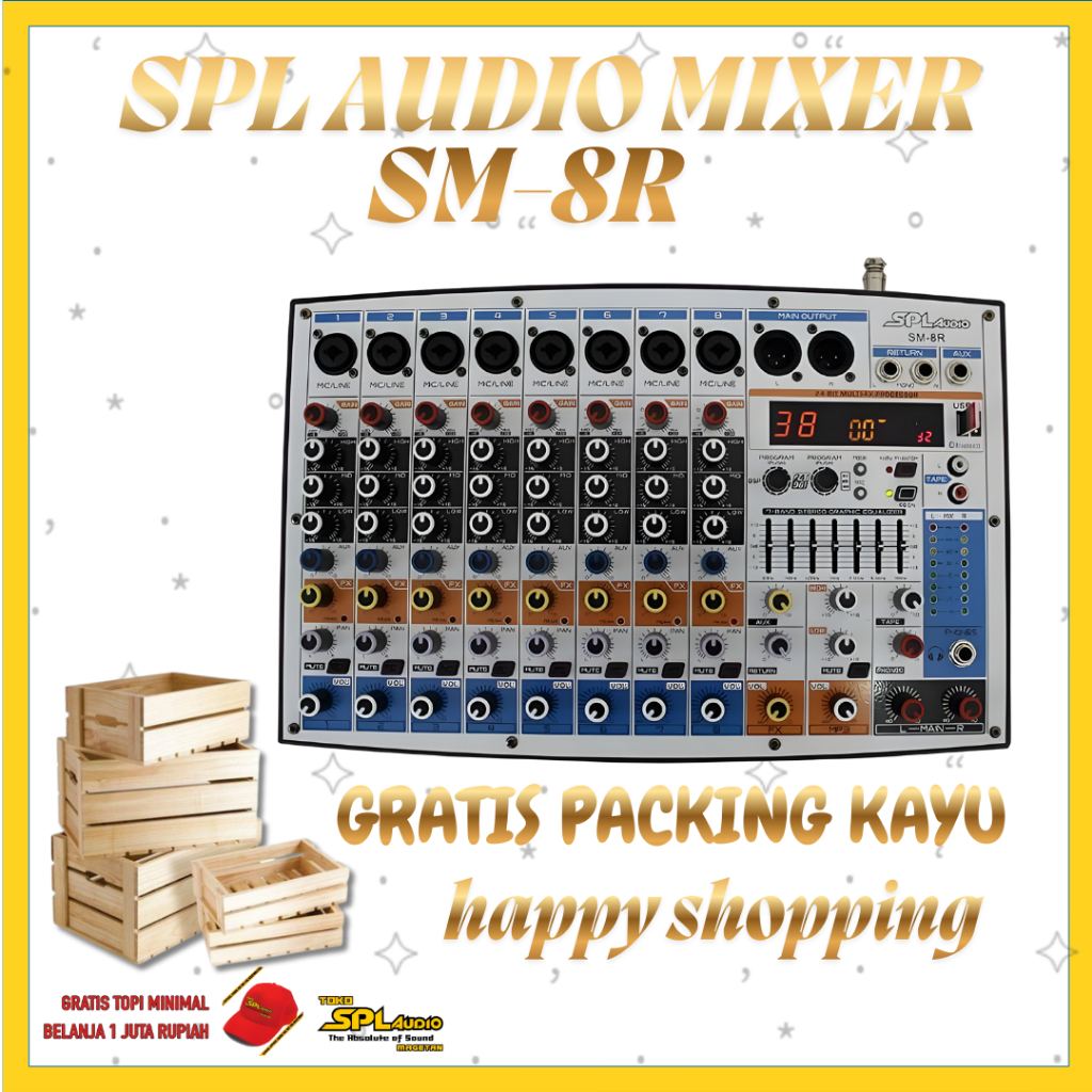 SPL Audio Mixer SM-8R