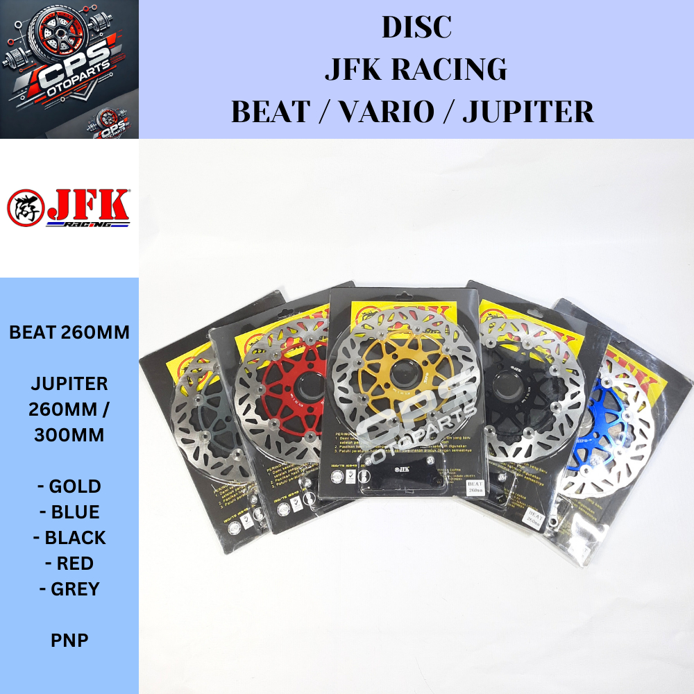 Disc Brake JFK Beat / Vario 125 / Vario 110 / Jupiter Z Ukuran 260mm / 300mm Piringan Cakram Floatin