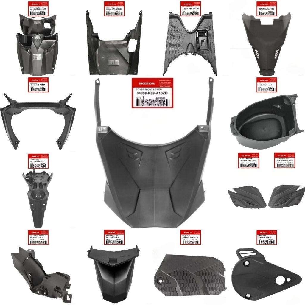 Body Kasar Body Motor Cover Body Vario 125 150 Led Old 2015 - 2017 Original