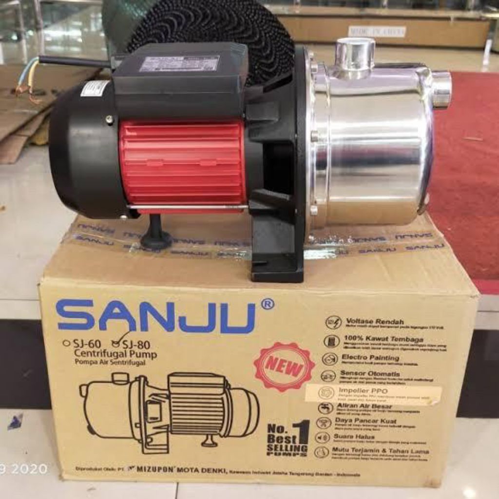 Pompa booster / depot air dorong stainless SJ 60 stainless stell