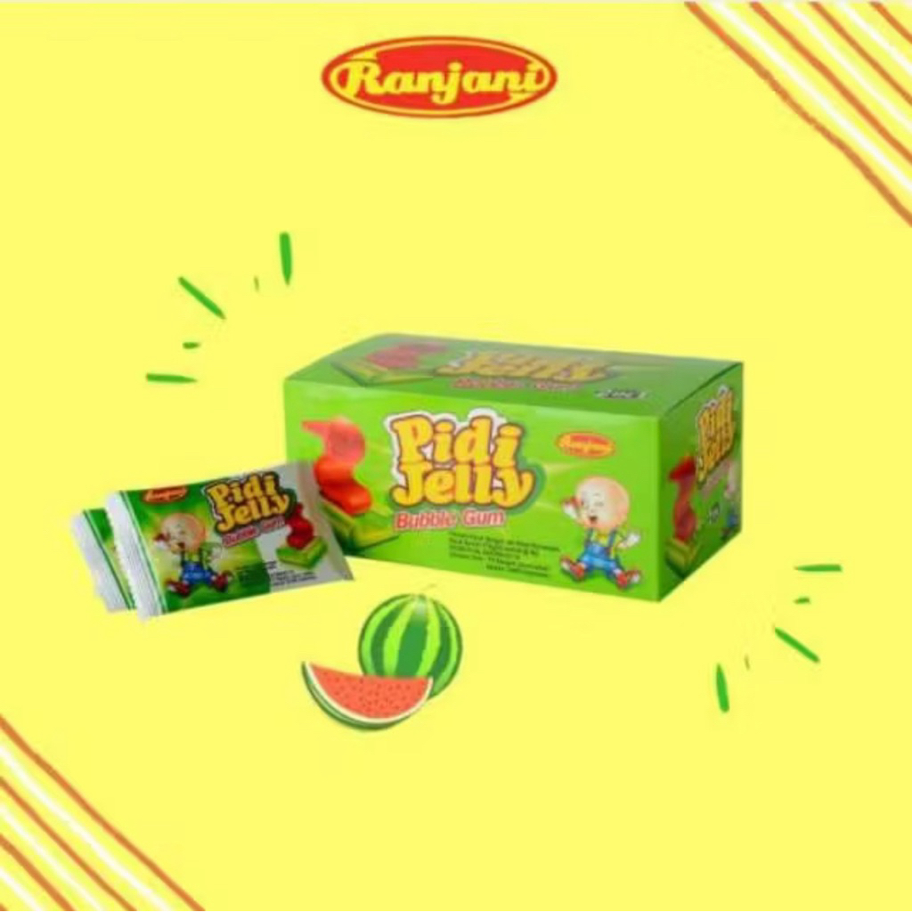 RINJANI Pidi Jelly Bubble gum isi 30 pcs