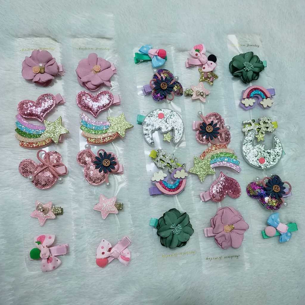 Jepitan rambut anak anak karakter jepitan rambut set isi 5