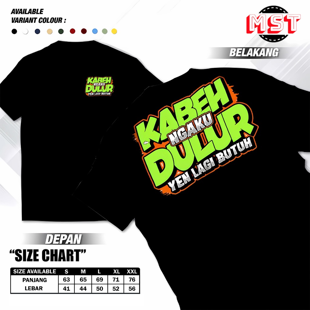 BAJU KAOS KABEH NGAKU DULUR YEN LAGI BUTUH - KAOS PREMIUM - KAOS TERBARU - KAOS VIRAL - KAOS COTTON 