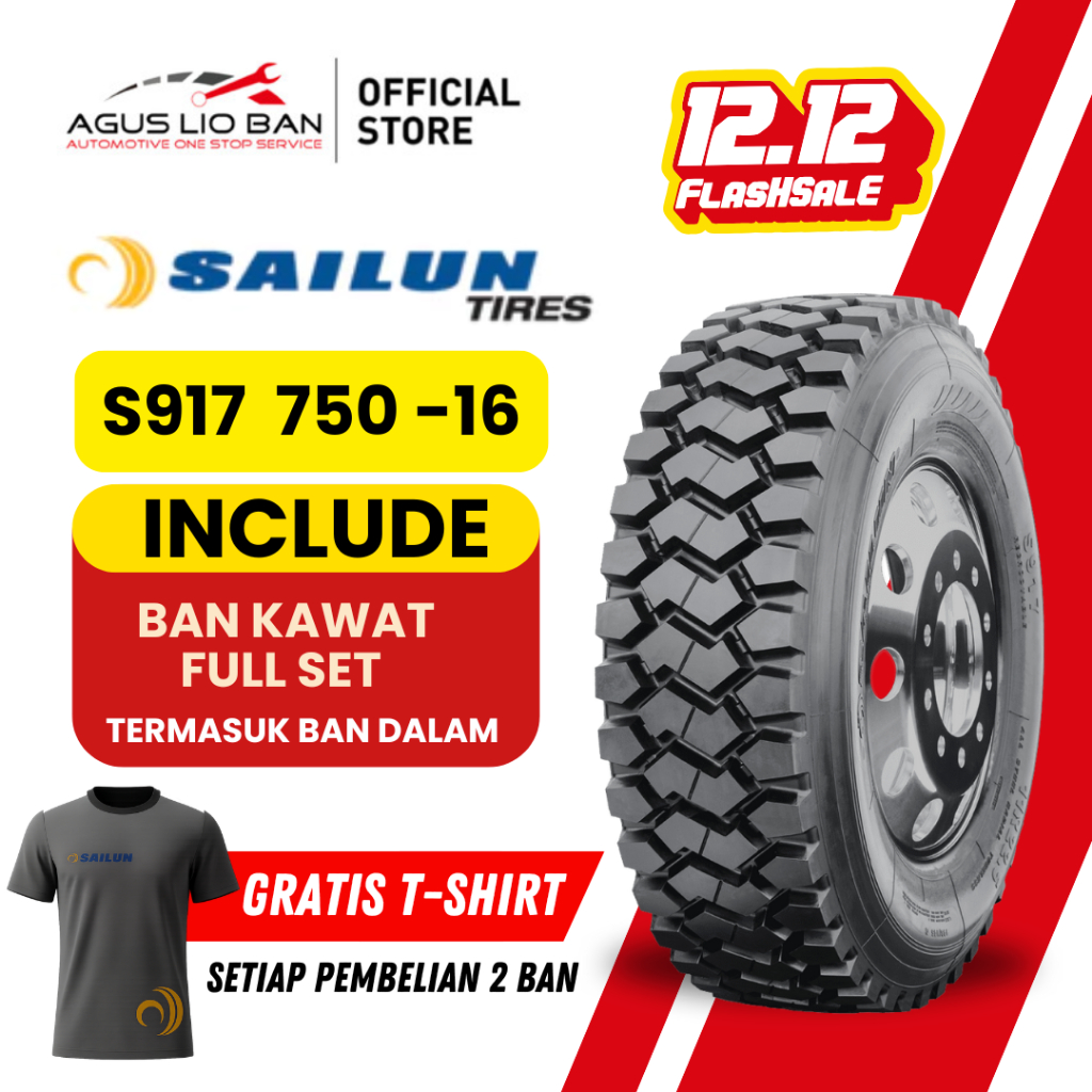 Ban Truck Sailun S917 750-16 Kawat – Ban Truk Kuat, Awet & Original (Made in China) – Agus Lio Ban