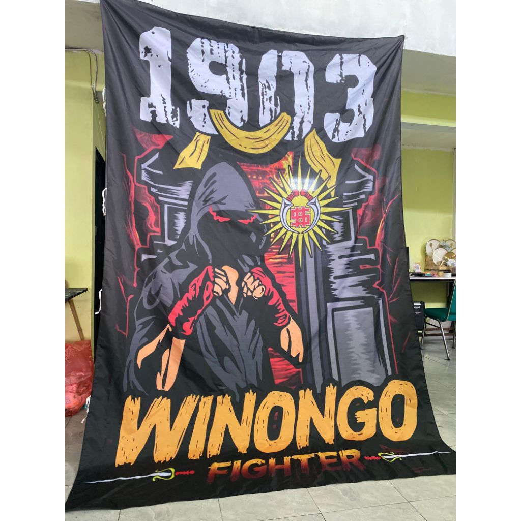 BENDERA 200X300CM,FREE,FLAG+FREE STICKER,BENDERA WINONGO,GIANTFLAG MINIFLAG WINONGO