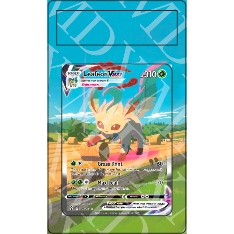 Leafeon VMAX #205 Pokemon Evolving Skies (Extended Art)