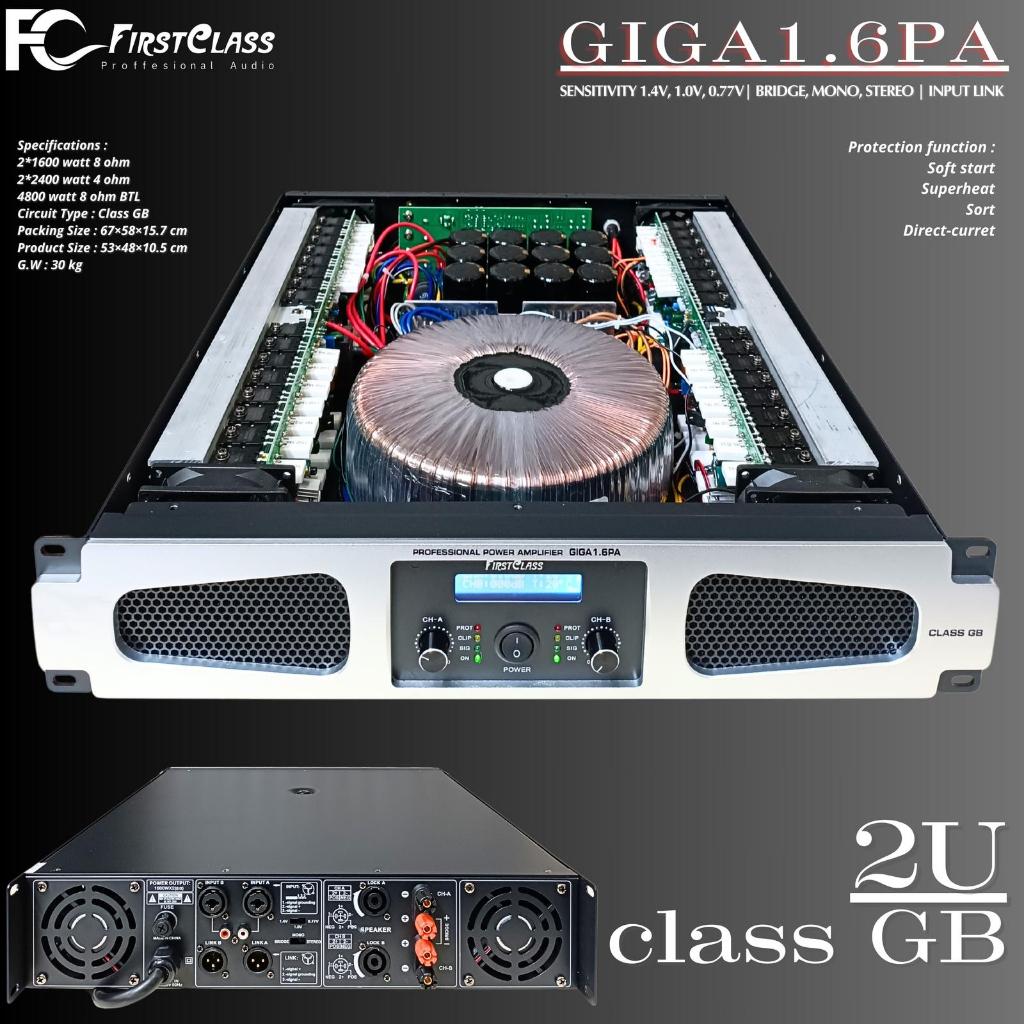POWER FIRSTCLASS GIGA1.6PA power amplifier firstclass