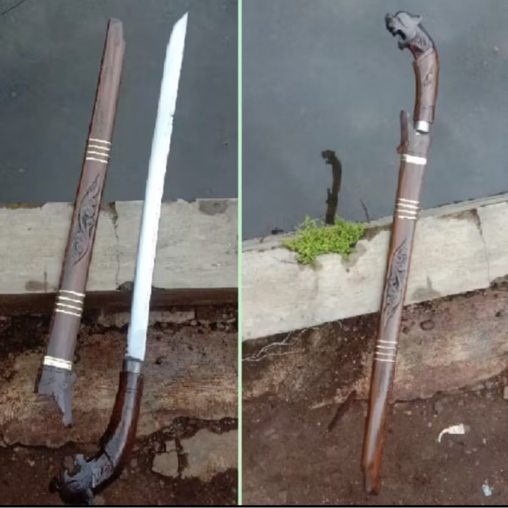 ARDIANSYAH SHOP, Golok sembelih barlen panjang 80 cm, siap pakai