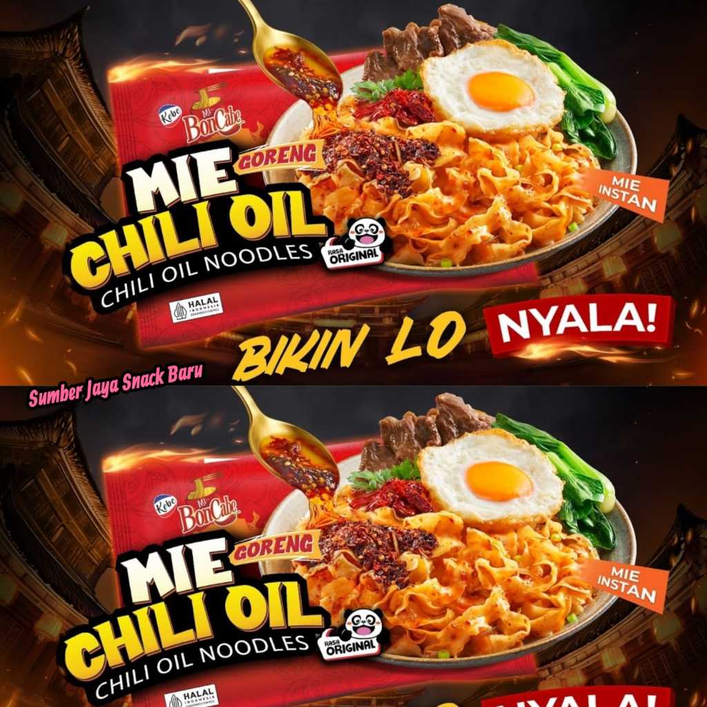 Mie Goreng Chili Oil Boncabe | 1 Bungkus