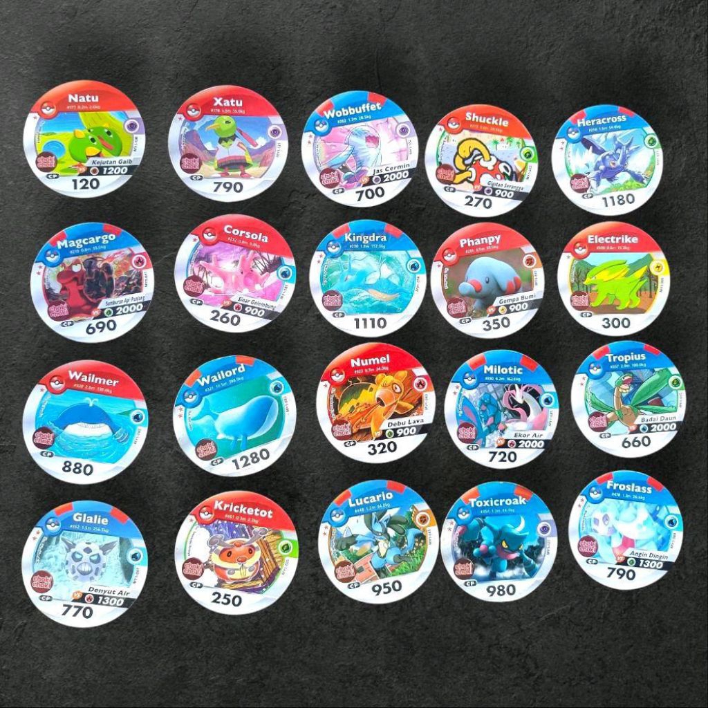 81 Kartu Medallion Pokemon Choki Choki