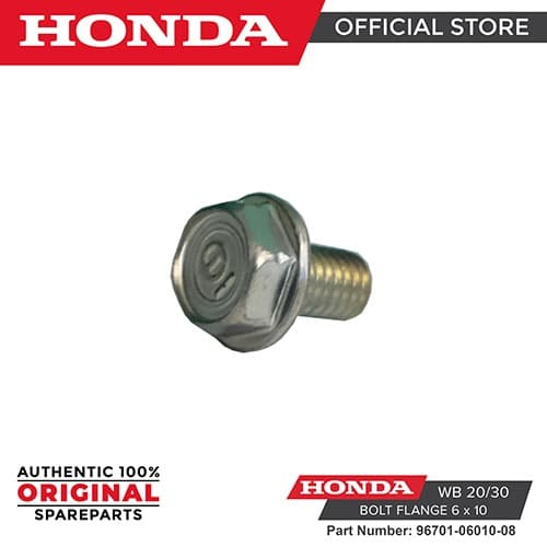 Honda Bolt Flange 6x10 For WB 20/WB 30