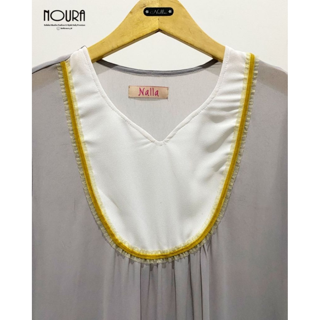 Gamis Layer Pastel Sunshine | Butik Noura