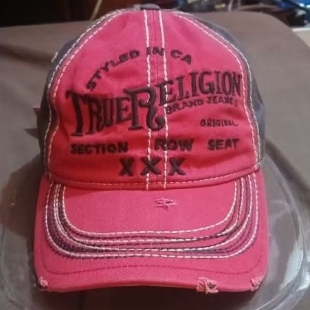 topi TRUE RELIGION.RIPPED.CAP OSFM.Official tag.