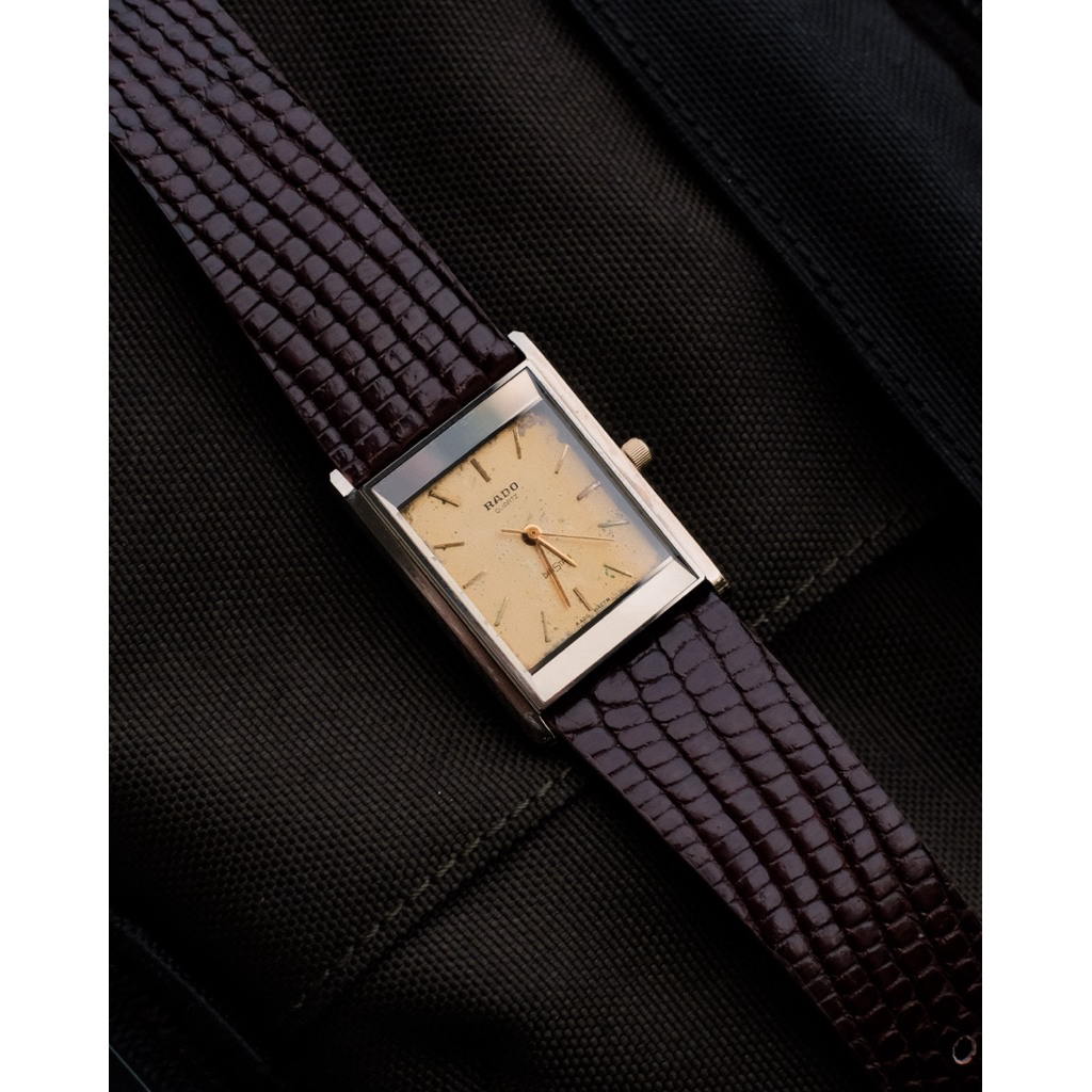 Jam Tangan Mewah Rado Tank Quartz Swiss