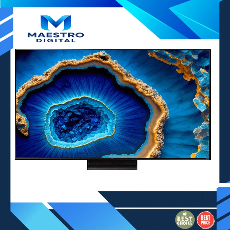 TCL 75C755 75 Inch QD-Mini LED 4K TV dengan Google TV, Voice Control, dan HDR 10+ Garansi Resmi