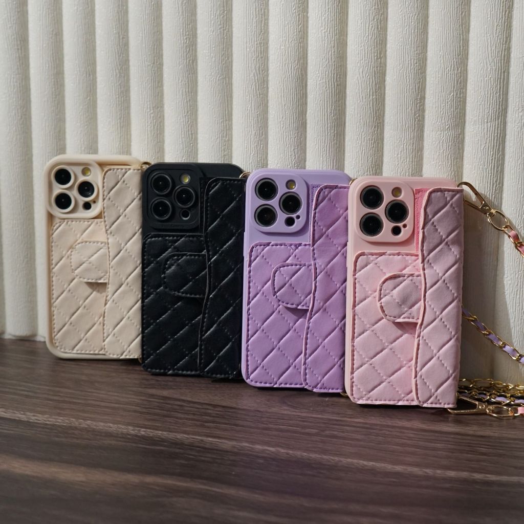 Case Dompet Tali Vivo - Softcase For Hp Vivo - Kesing Untuk Semua Tipe Hp Vivo - Pre Case