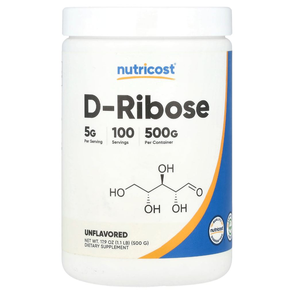 Nutricost D-Ribose 500 g Unflavored