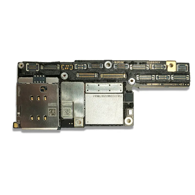 Motherboard Mesin iPhone X 64GB 256GB Unlocked Logic Board With Cleaned iCloud Support Update