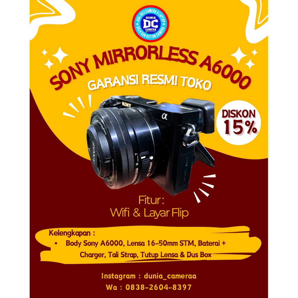 Sony a6000 second mulus