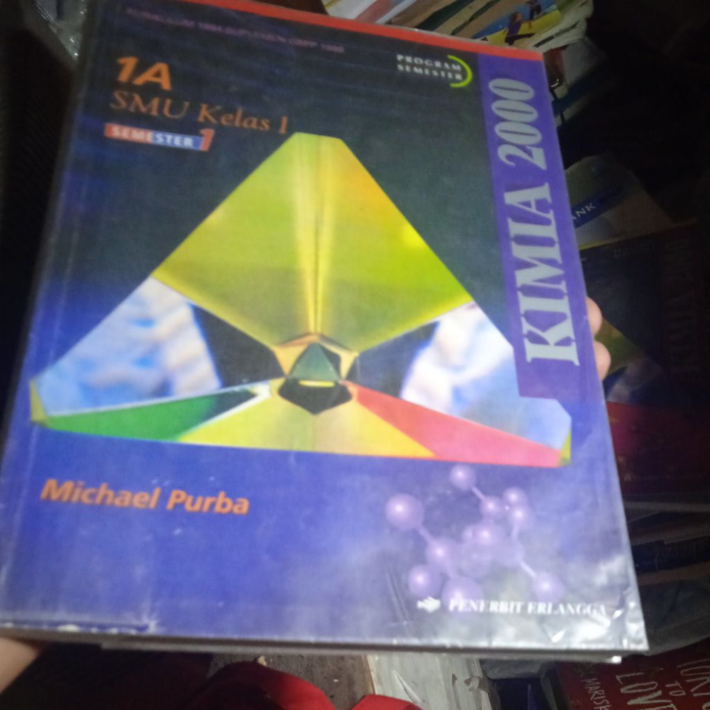 buku Kimia 2000 1A, SMU kelas 1 semester 1, buku original jadul