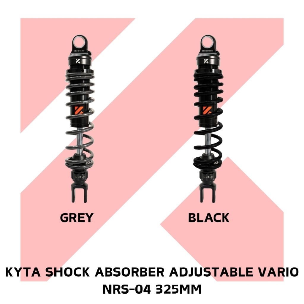 SHOCKBREAKER KTC KYTACO NRS-04 UKURAN 300MM/325MM DOUBLE KLIK ORIGINAL SINGLE SHOCK VARIO/BEAT/SCOOP