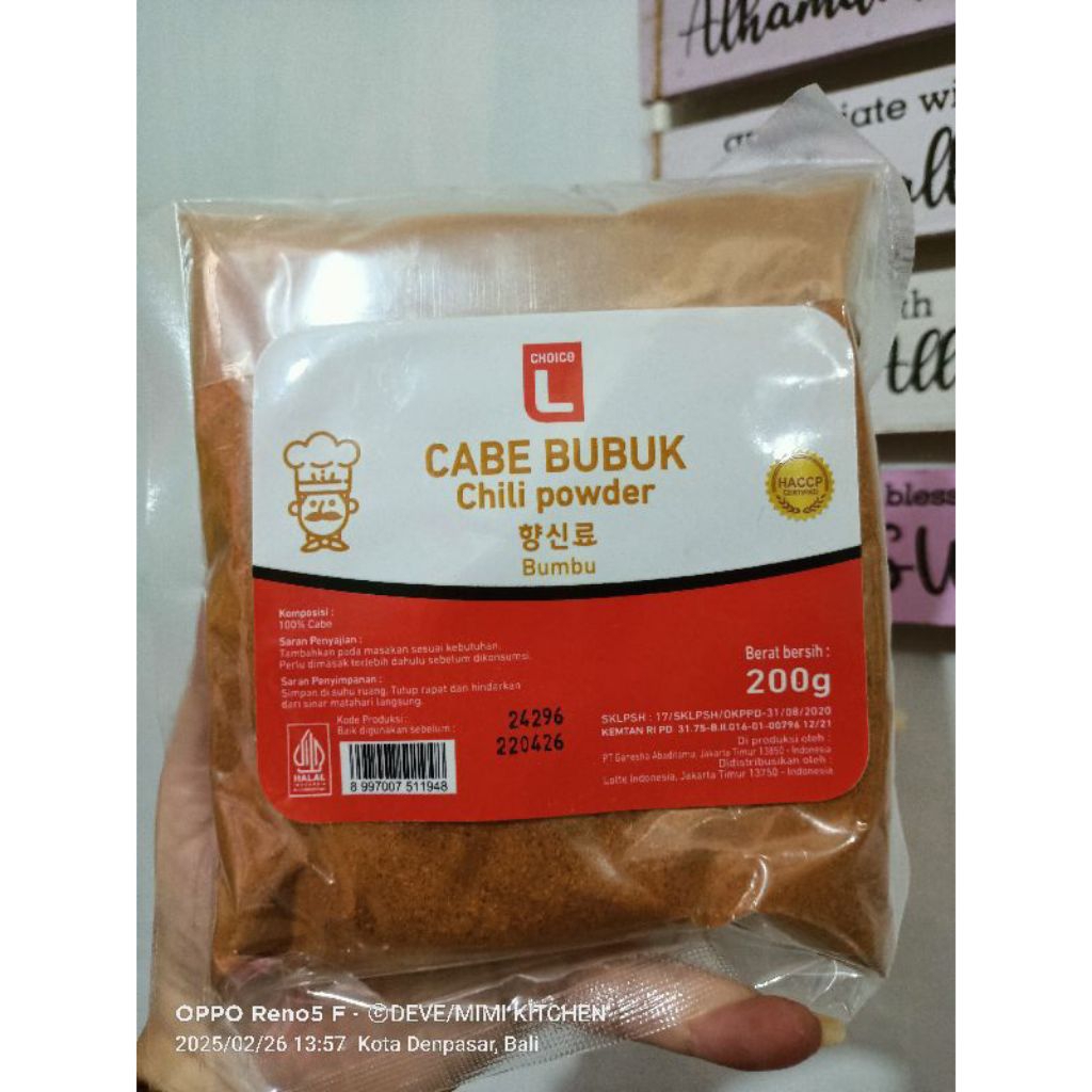 Choice L Cabe bubuk 200gr