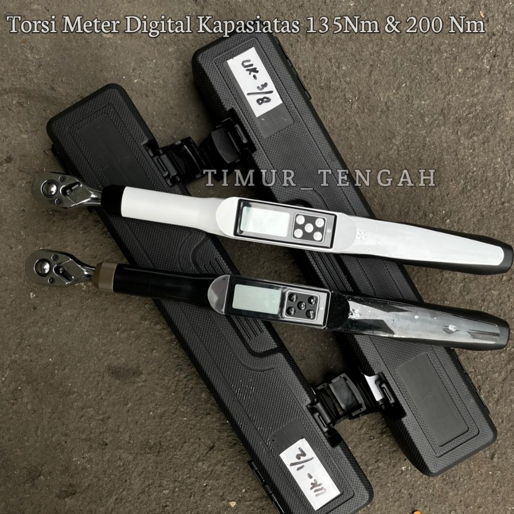 Window Scale Torsi Meter Digital 3/8" & 1/2" Kunci Momen Kunci Momen Torque