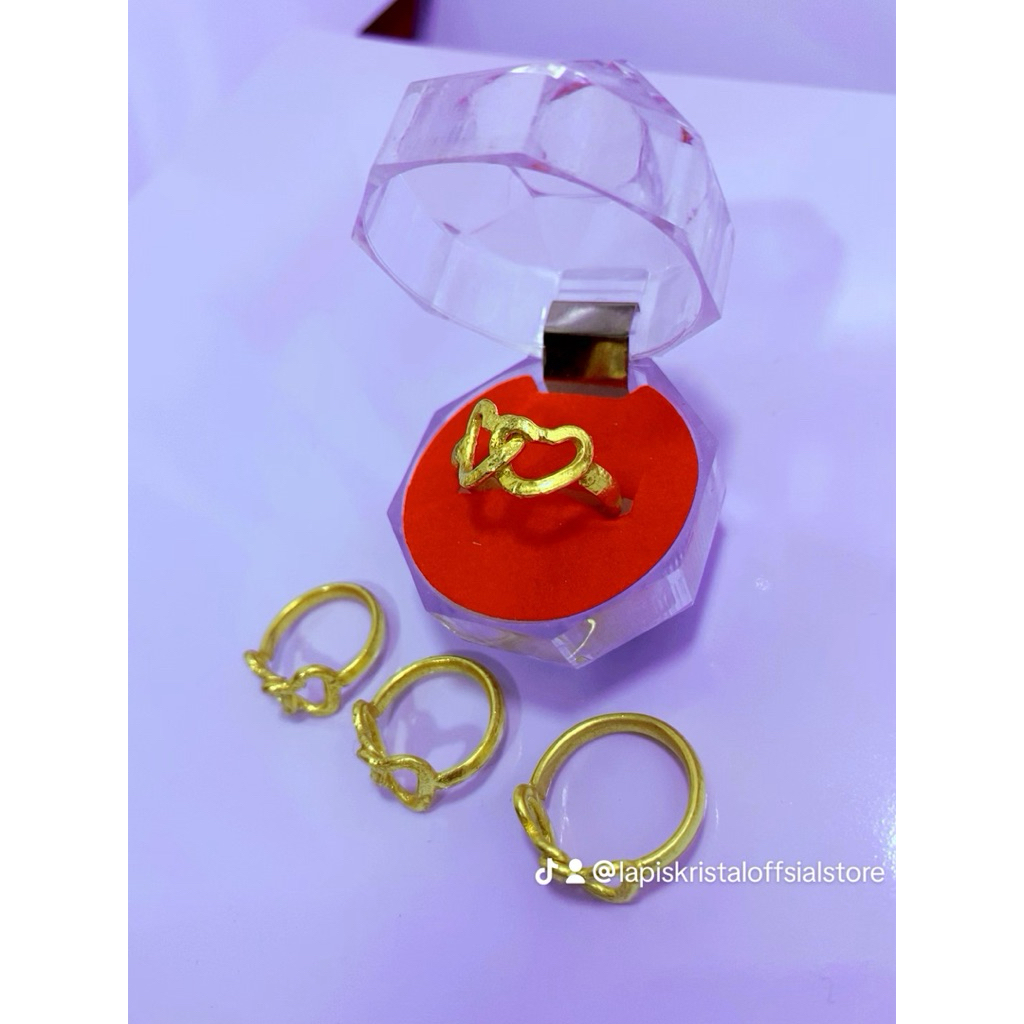 lapis kristal cincin love lapis kristal