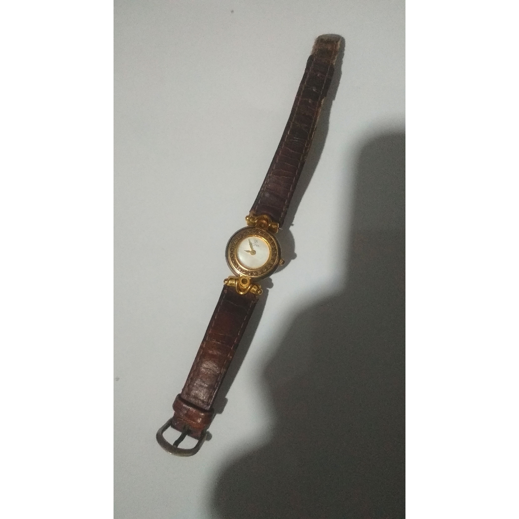 JAM TANGAN WANITA BONIA 2004 MODEL VINTAGE TALI KULIT